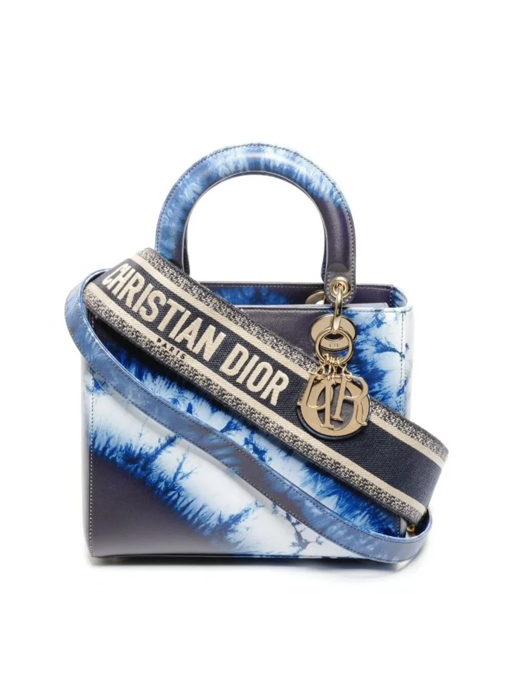 Dior Handbag Jacquard Shoulder 2-Way Tie Dye - Picture 2 of 10